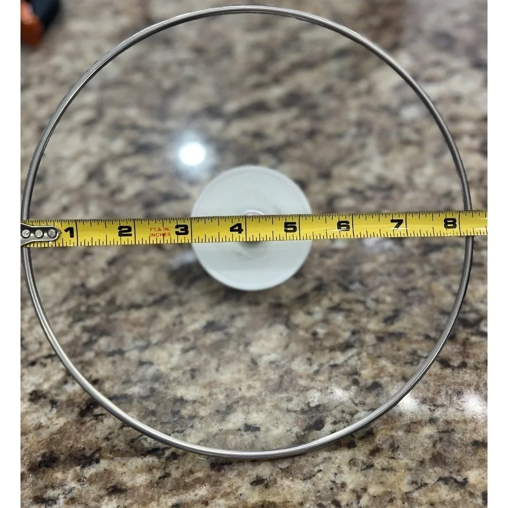 IMUSA Rice Cooker Replacement Lid For USA GAU-00313 8 Cup White Tempered Glass